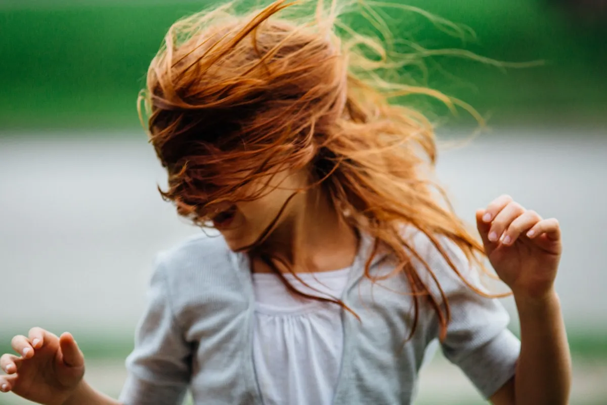 Girl playing